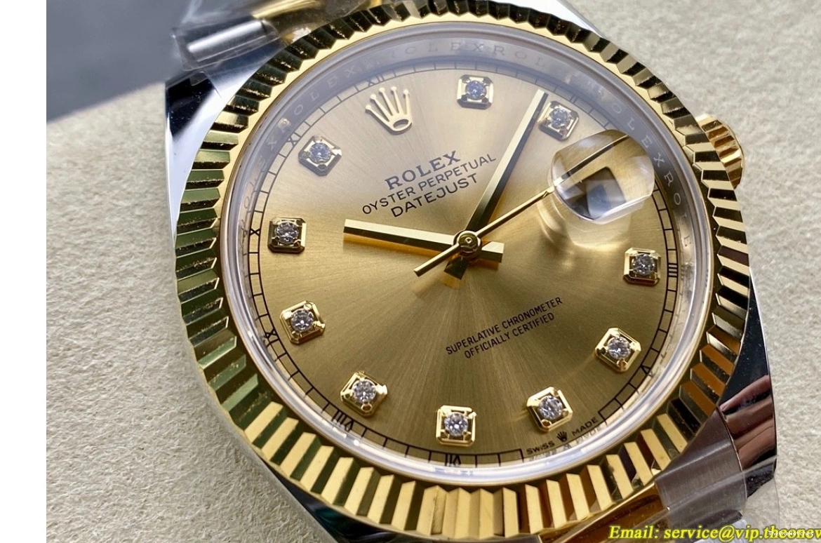 Datejust Oys YG Dia 41mm ARF SS SH3235(Tungsten Heavy 126333 Gold Version) 0516